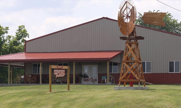 Countree Peddler Antiques Building